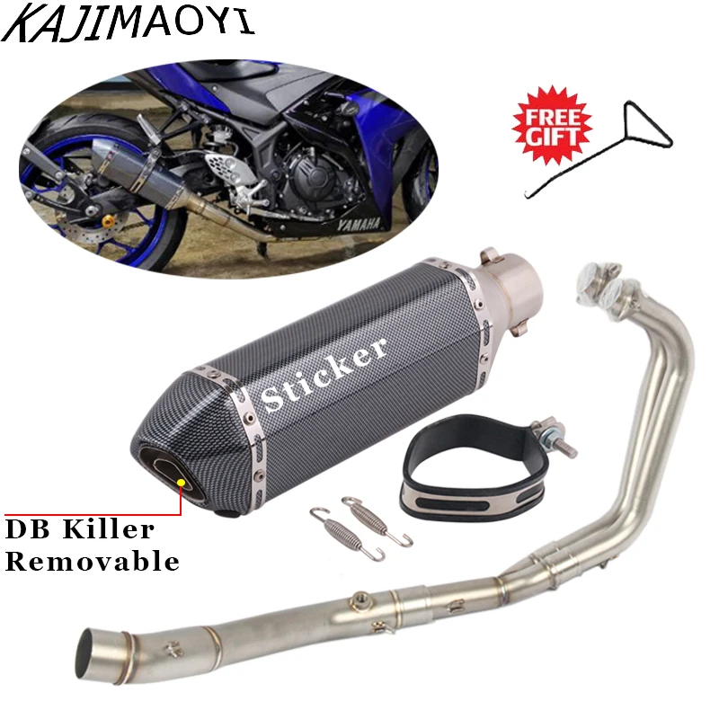 Выхлопная труба мотоцикла для Yamaha YZF R25 R3 
Выхлопная труба мотоцикла для Yamaha YZF R25 R3