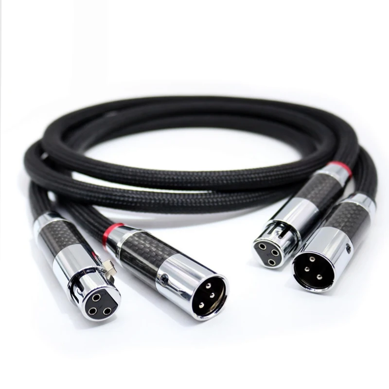 Бесплатная доставка Пара Audiocrast A10 HIFI посеребренный XLR Разъем Соединение аудио