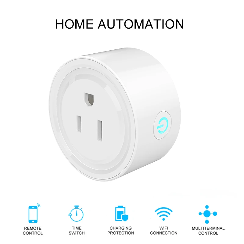 Мощность полосы Smart Plug умная розетка Wi Fi Tuya приложение Life EU Франция US AU UK Польша