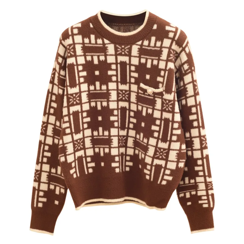 Sweater 2020 new women's autumn and winter loose wear Japanese pullover, retro Hong Kong Style thickened lazy top 
Sweater 2020 new women's autumn and winter loose wear Japanese pullover, retro Hong Kong Style thickened lazy top