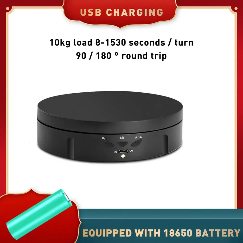 In Stock Charging Automatic Rotation Display Stand Turntable Video Shooting Platform Live Dynamic Rotating Shooting Table Props
In Stock Charging Automatic Rotation Display Stand Turntable Video Shooting Platform Live Dynamic Rotating Shooting Table Props
