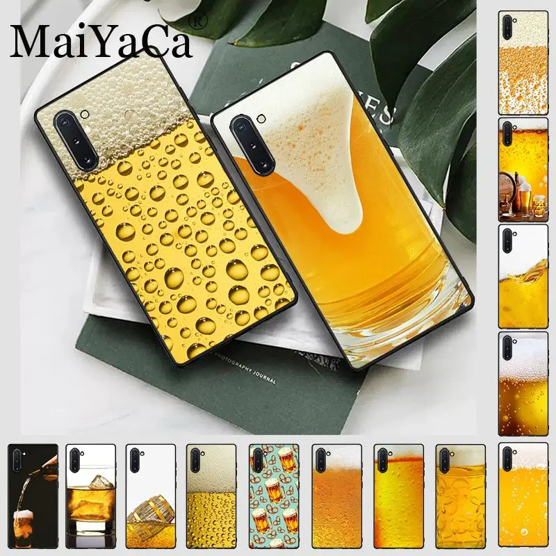 Новые летние чехлы для телефонов с пивом чехол Galaxy note10 note8 note9 note5 note4 s10plus j6coque