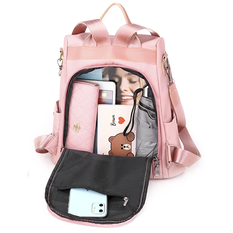 2021 High Quality Leather Women Backpack Anti-theft Travel Backpack Women Large Capacity School Bags for Teenage Girls mochila
2021 High Quality Leather Women Backpack Anti-theft Travel Backpack Women Large Capacity School Bags for Teenage Girls mochila