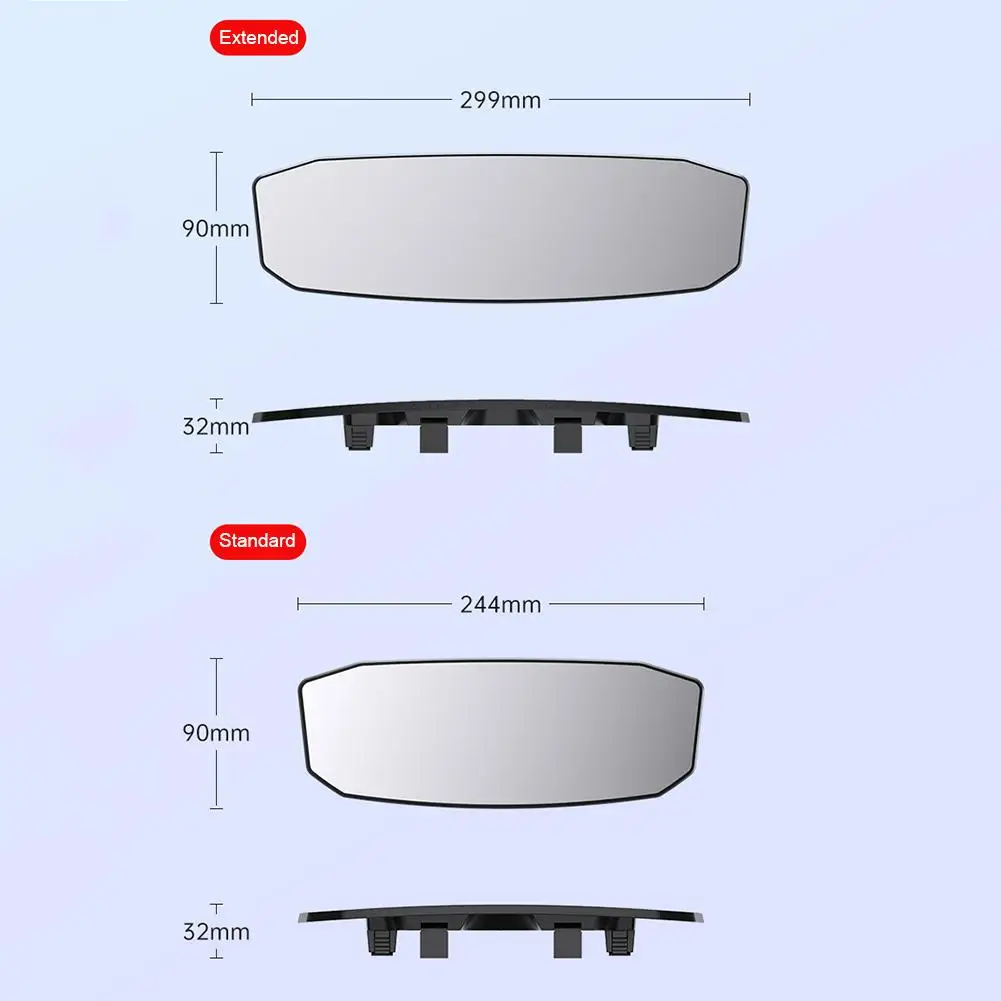 Auto Rear View Mirror Car Wide Angle Convex Rearview Mirror Interior Rear View Mirror For Cars SUVs Trucks To Reduce Blind Spot
Auto Rear View Mirror Car Wide Angle Convex Rearview Mirror Interior Rear View Mirror For Cars SUVs Trucks To Reduce Blind Spot