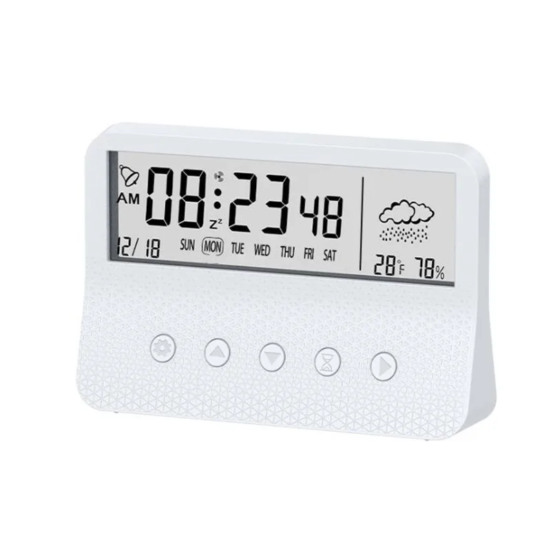 Digital Alarm Clock Calendar Temperature Humidity Time Transparent/With Backlight Mute Luminous LED Clocks for Student Gifts
Digital Alarm Clock Calendar Temperature Humidity Time Transparent/With Backlight Mute Luminous LED Clocks for Student Gifts