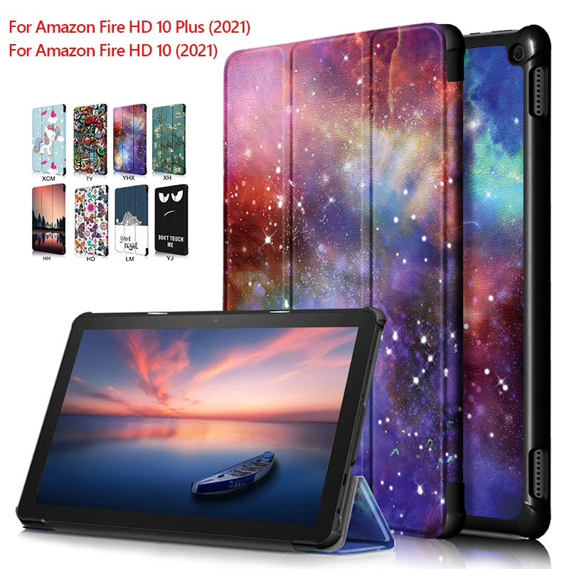 Цветной чехол с принтом для Amazon Fire HD 10 (2021) / Fire HD 10 Plus (2021) 10,1 "тонкий магнитный складной чехол-подставка из искусственной кожи
Цветной чехол с принтом для Amazon Fire HD 10 (2021) / Fire HD 10 Plus (2021) 10,1 "тонкий магнитный складной чехол-подставка из искусственной кожи