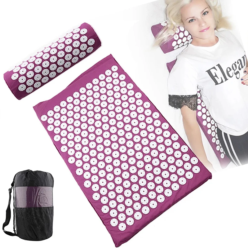 Акупрессурный коврик, Массажная подушка для снятия стресса, боли в спине и теле, подушка с шипами для йоги 
Акупрессурный коврик, Массажная подушка для снятия стресса, боли в спине и теле, подушка с шипами для йоги