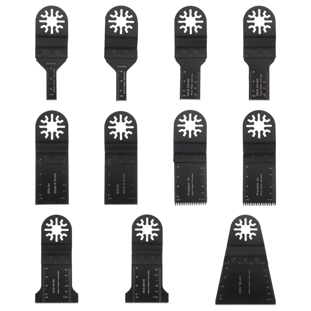 11pcs Replacement Blades Kit Multi Tool Blades Wood Cutting Blades 
11pcs Replacement Blades Kit Multi Tool Blades Wood Cutting Blades