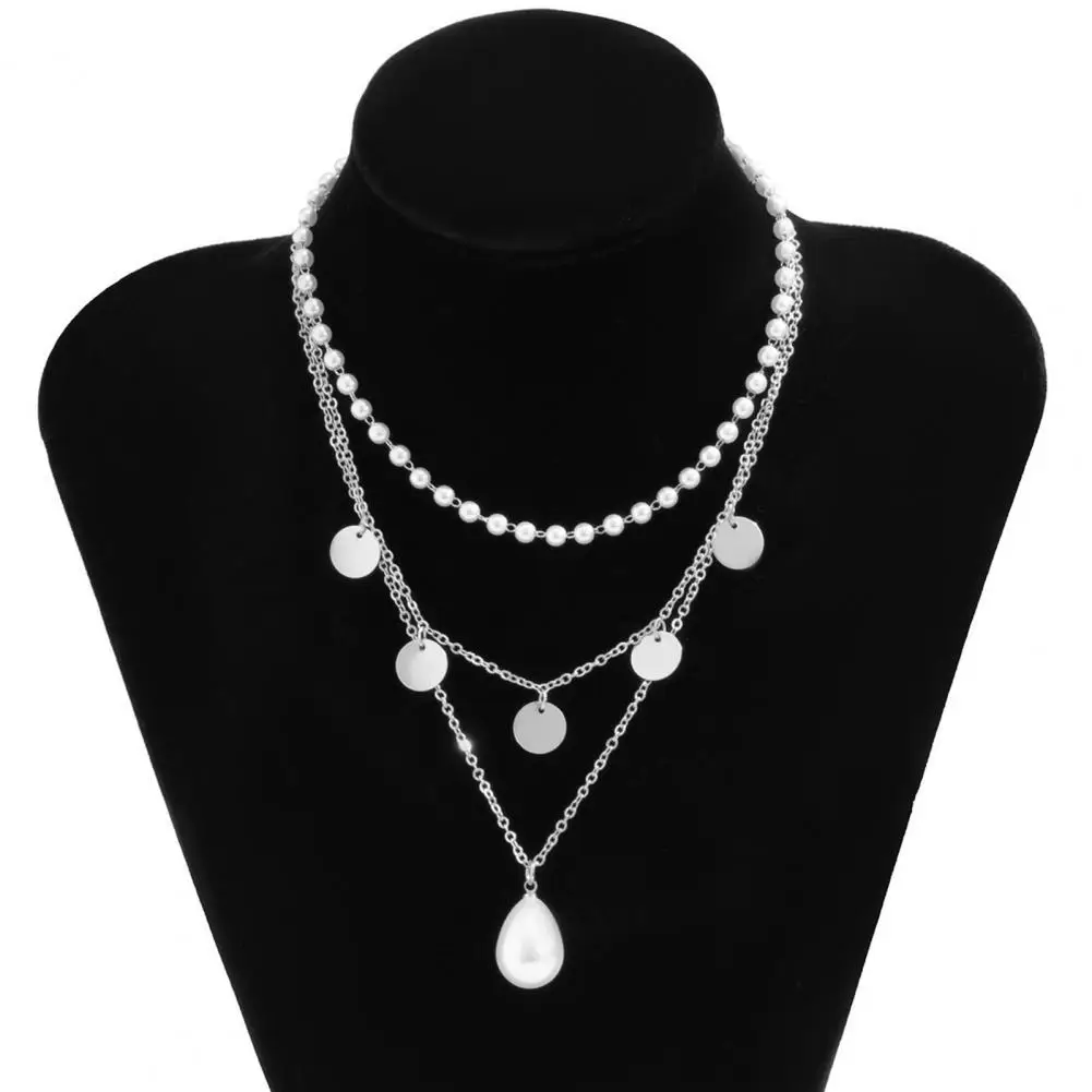 70% Hot Sell Multilayers Necklace Chain Tarnish Resistant Jewelry Women Faux Pearl Multilayers Necklace for Birthday
70% Hot Sell Multilayers Necklace Chain Tarnish Resistant Jewelry Women Faux Pearl Multilayers Necklace for Birthday