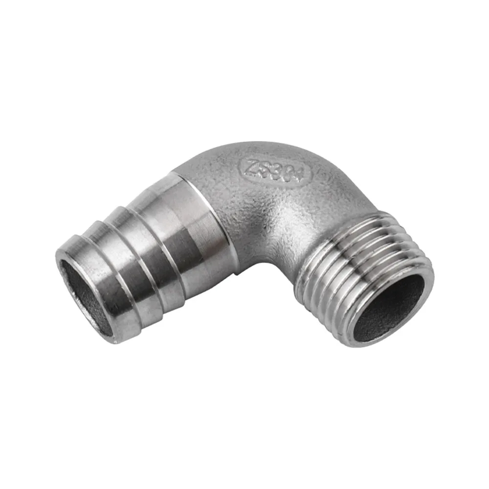 Right Angle Pagoda Elbow 90 Degrees 1/4 1/2 1" BSPT Male x Hosetail Barb Connector 304 Stainless Steel Water Heating Accessories
Right Angle Pagoda Elbow 90 Degrees 1/4 1/2 1" BSPT Male x Hosetail Barb Connector 304 Stainless Steel Water Heating Accessories