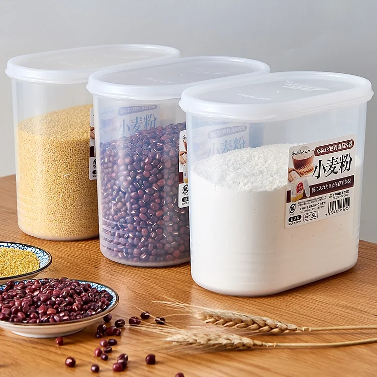Nordic Stackable Food Storage Jar Plastic Cereal Container Storage Jars Bottle Sealed Bouteille Plastique Kitchen Items DK50SJ
Nordic Stackable Food Storage Jar Plastic Cereal Container Storage Jars Bottle Sealed Bouteille Plastique Kitchen Items DK50SJ