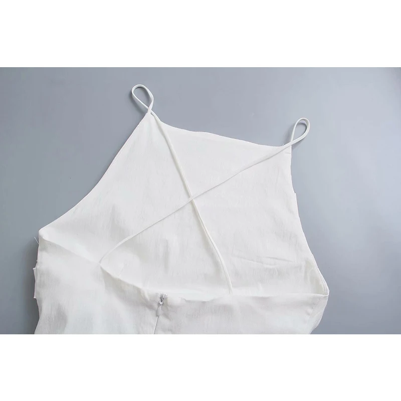 WXWT Za Women Solid Short Dress Strap Sleeveless 2021 Fashion Ladies Folds Slim Dresses Vestidos CD8162
WXWT Za Women Solid Short Dress Strap Sleeveless 2021 Fashion Ladies Folds Slim Dresses Vestidos CD8162