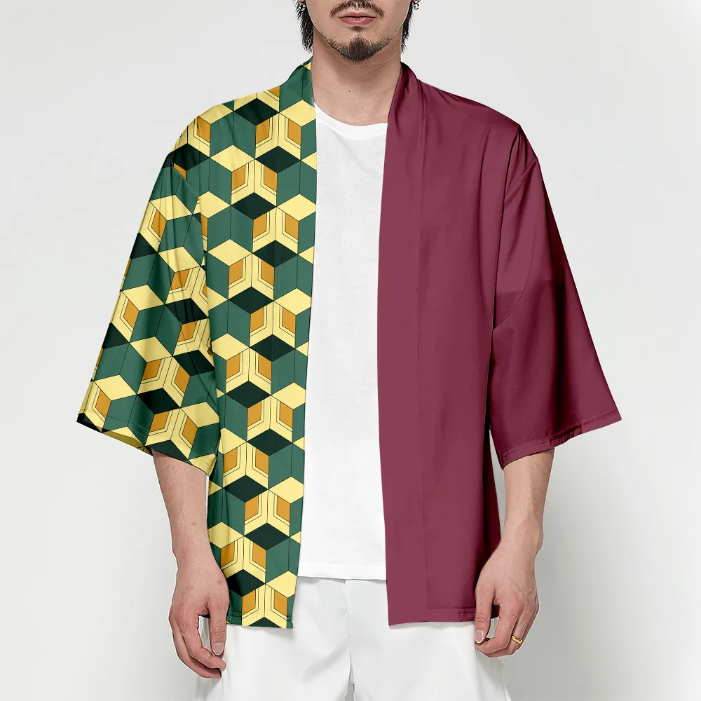 Summer Anime Kimono Demon Slayer Kimetsu no Yaiba new design Japan Kimono Haori Yukata Cosplay Women/Men Summer Casual clothes
Summer Anime Kimono Demon Slayer Kimetsu no Yaiba new design Japan Kimono Haori Yukata Cosplay Women/Men Summer Casual clothes