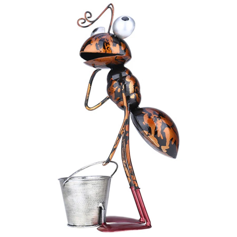 Ant Garden Decor Iron Garden Decoration Outdoor with Removable Bucket Succulent Flower Pot Trinket Storage
Ant Garden Decor Iron Garden Decoration Outdoor with Removable Bucket Succulent Flower Pot Trinket Storage