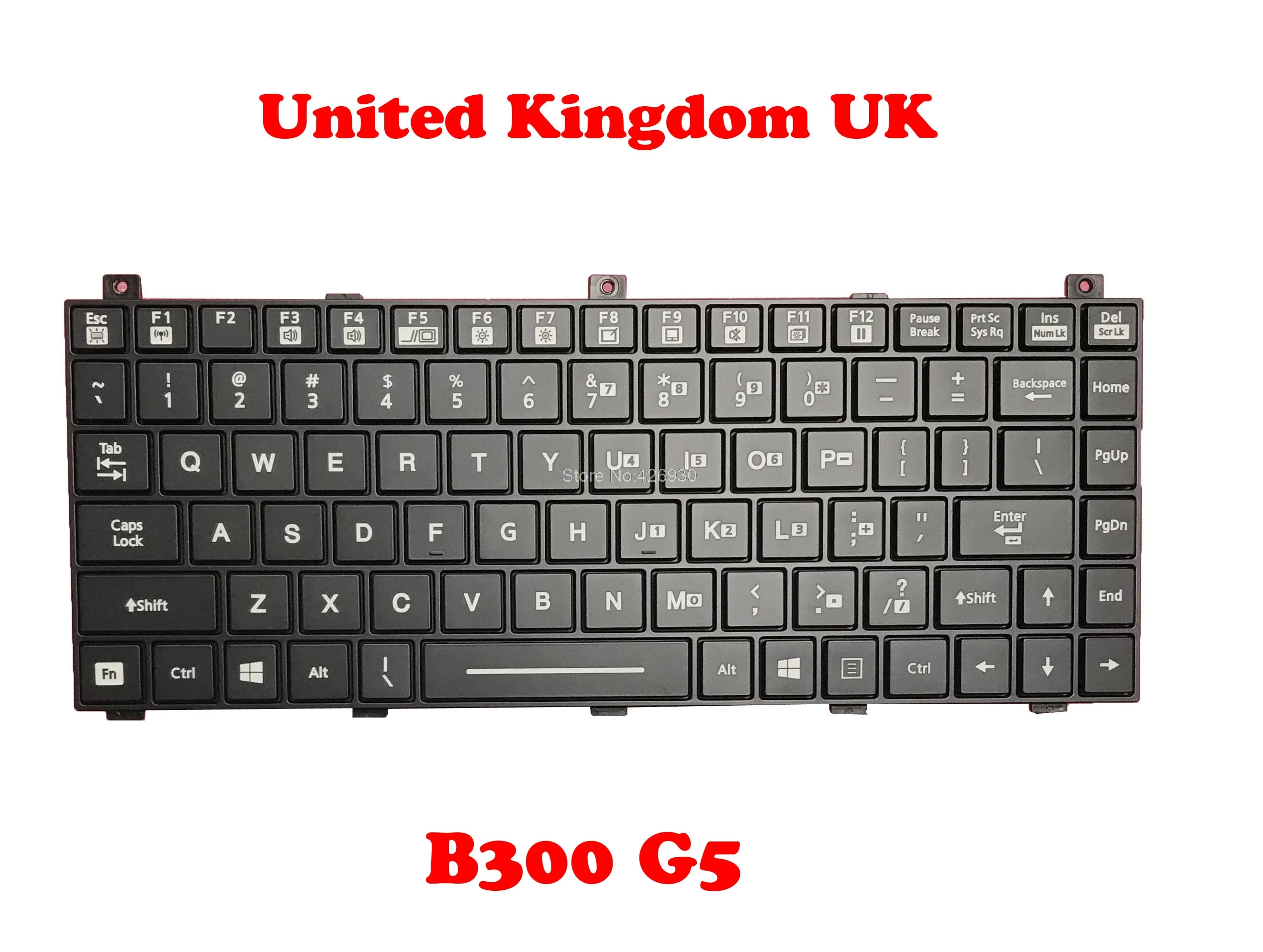 

UK FR US Backlit Keyboard For Getac V110 English French B300 G5 United Kingdom UK