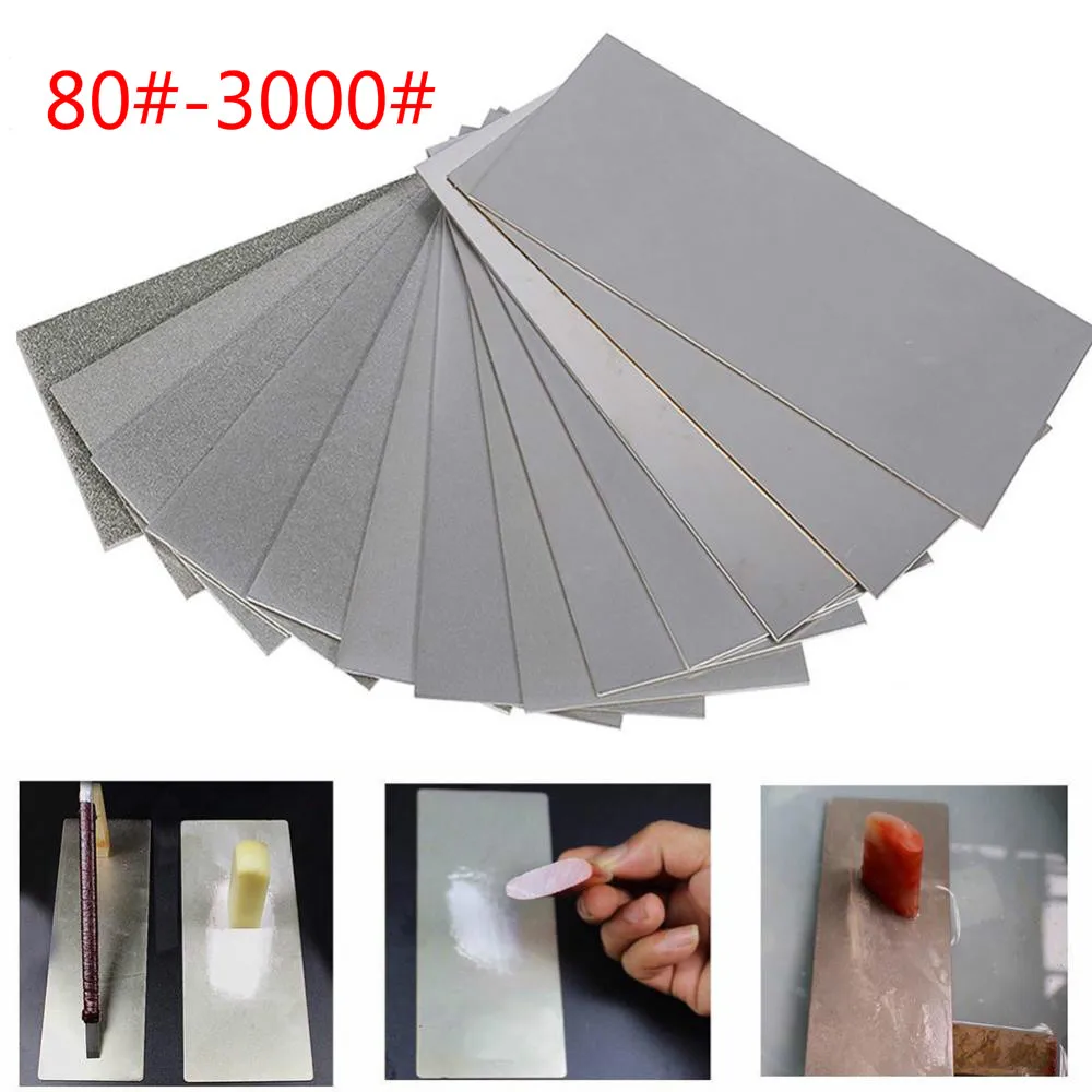 80-3000 Grit Professional Thin Diamond Knife Sharpening Whetstones Polishing Knife Sharpener Plate Grinding Disc Abrasive Stones
80-3000 Grit Professional Thin Diamond Knife Sharpening Whetstones Polishing Knife Sharpener Plate Grinding Disc Abrasive Stones