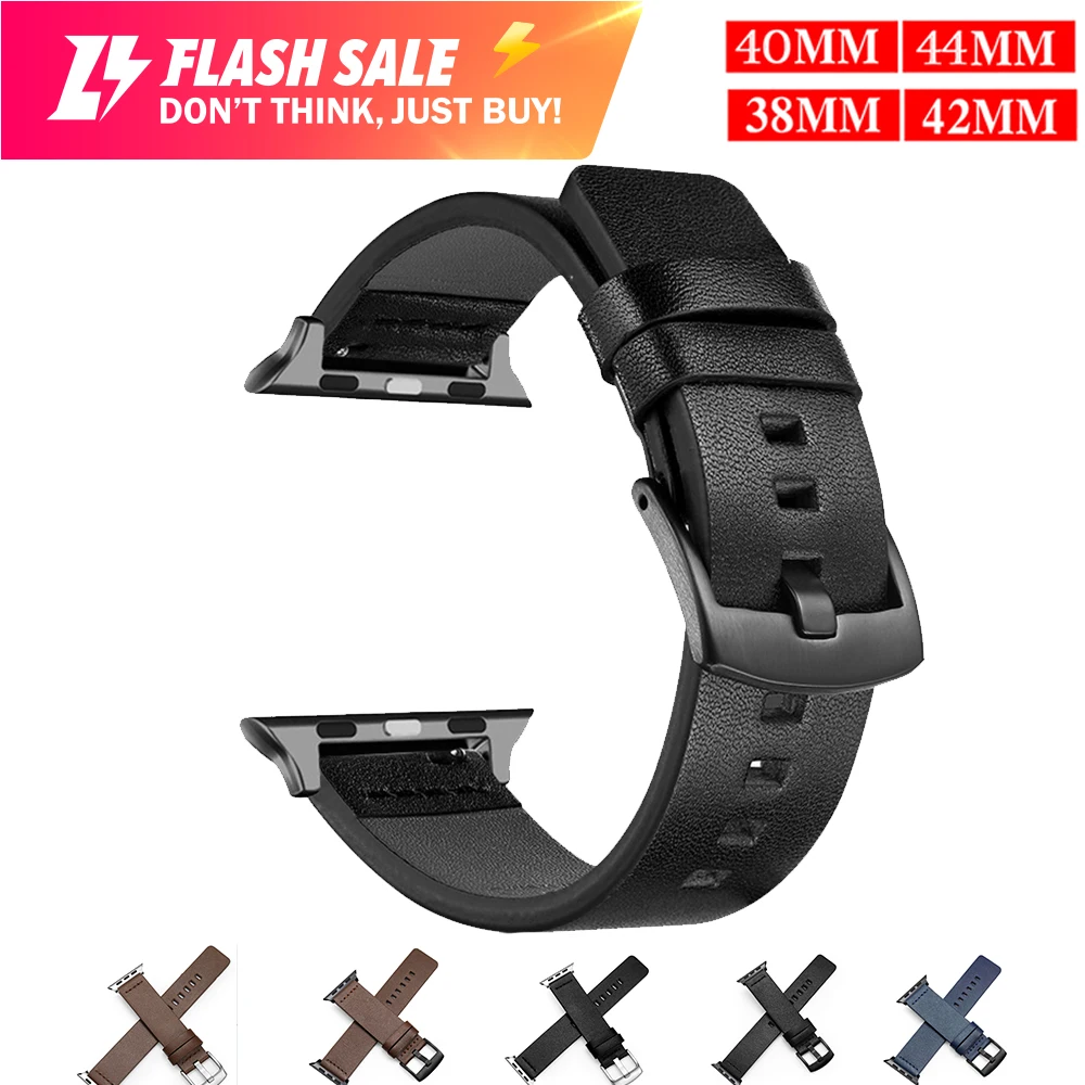 Leather Watch Band for Apple Watch 6 SE 5 4 3 2 1 Watch Strap for IWatch 38mm 42mm 40mm 44mm High Quality Cow Leather Band
Leather Watch Band for Apple Watch 6 SE 5 4 3 2 1 Watch Strap for IWatch 38mm 42mm 40mm 44mm High Quality Cow Leather Band