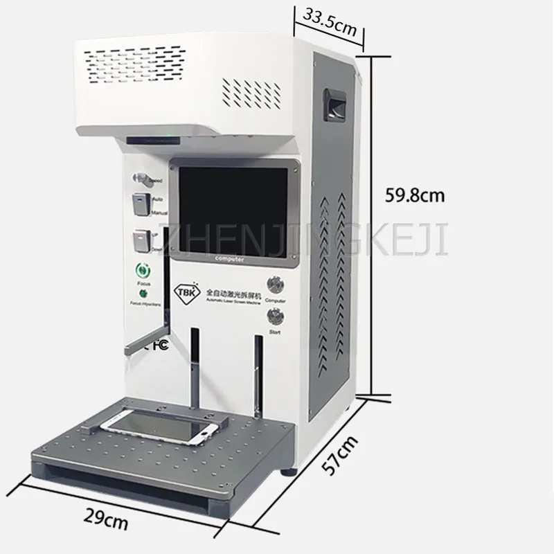 Полностью Автоматический Лазерный разветвитель экрана 110 В/220 В, сплиттер задней крышки IPhone, инструменты для разметки металлических кожаных и деревянных чехлов для телефона 
Полностью Автоматический Лазерный разветвитель экрана 110 В/220 В, сплиттер задней крышки IPhone, инструменты для разметки металлических кожаных и деревянных чехлов для телефона
