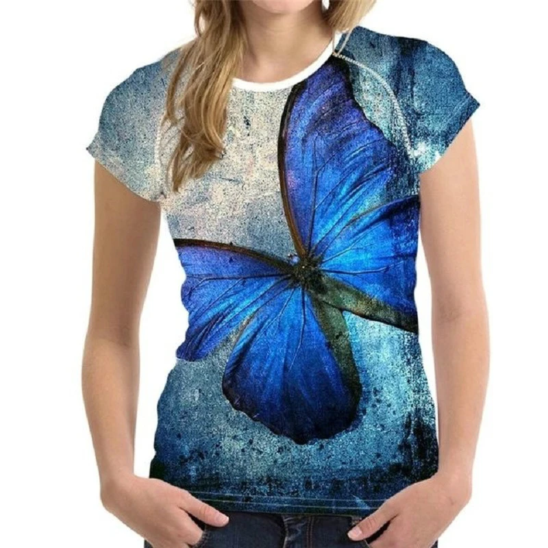 Men's and Women's Butterfly Printed Garment 3D Loose Plus Size T-shirt Asian Plus Size Pullover Polyester Material
Men's and Women's Butterfly Printed Garment 3D Loose Plus Size T-shirt Asian Plus Size Pullover Polyester Material