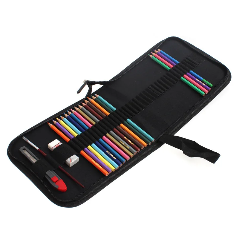 1pc 36holes Black Canvas Pencil case colored pencils bag art set sketch set without pencils storage bag Ass002
1pc 36holes Black Canvas Pencil case colored pencils bag art set sketch set without pencils storage bag Ass002