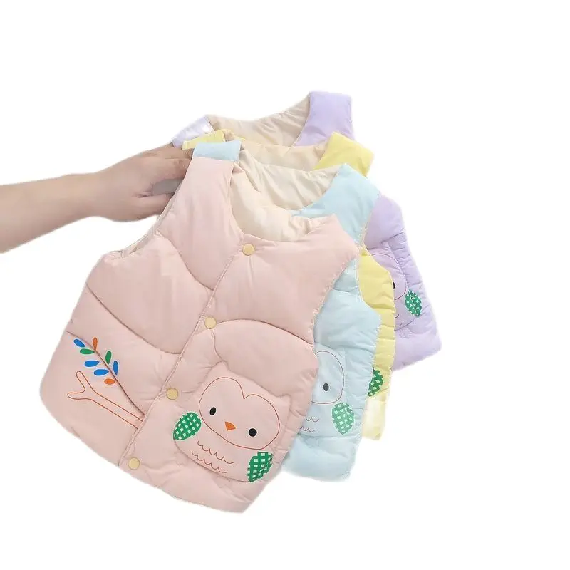 2021 Korea Autumn Children Down Vest Baby Cotton Waistcoat Kids Cartoon Outerwear Children Winter Clothes Boys Girls Cute Jacket
2021 Korea Autumn Children Down Vest Baby Cotton Waistcoat Kids Cartoon Outerwear Children Winter Clothes Boys Girls Cute Jacket
