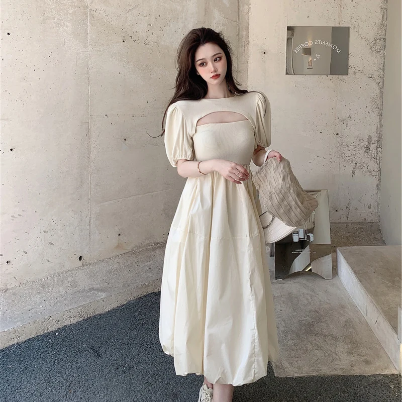 Large Size Dress Female Two-Piece Summer Dress New 2021 Elegant Solid Temperament Tube Top Dress French First Love Dating Dress
Large Size Dress Female Two-Piece Summer Dress New 2021 Elegant Solid Temperament Tube Top Dress French First Love Dating Dress
