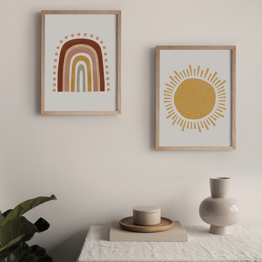 Trendy Boho Rainbow Sun Nursery Baby for Kids Baby Room Home Decoration Decor Canvas Painting Pictures Wall Art Posters Prints
Trendy Boho Rainbow Sun Nursery Baby for Kids Baby Room Home Decoration Decor Canvas Painting Pictures Wall Art Posters Prints