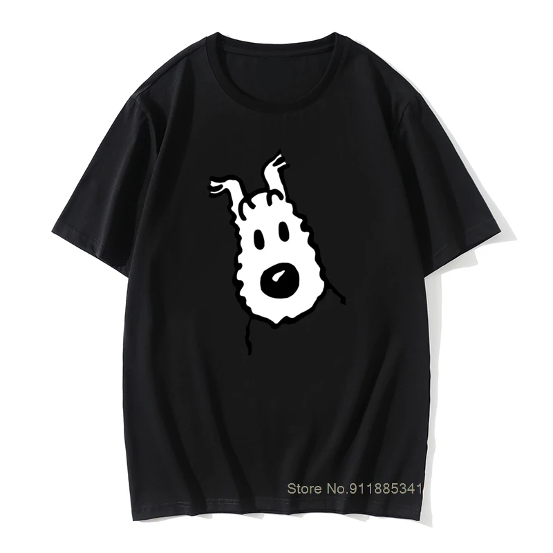 Men's Tee Shirts Snowy Tintin Merchandise Funny Cotton Tee The Adventures of Tintin Tshirts Tees Vintage
Men's Tee Shirts Snowy Tintin Merchandise Funny Cotton Tee The Adventures of Tintin Tshirts Tees Vintage