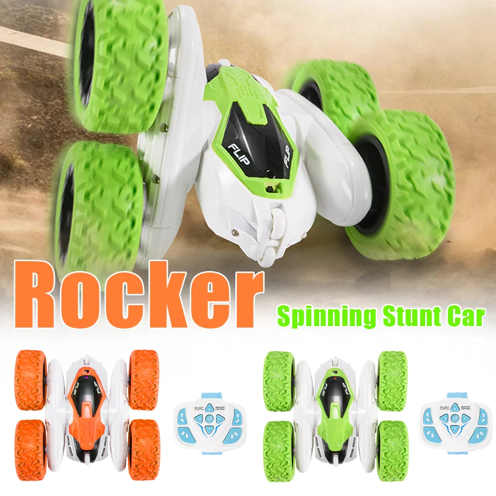 Remote Control Stunt RC Car Headlight 360° Rotation 2-Sided Stunt Off-Road Car for Boys
Remote Control Stunt RC Car Headlight 360° Rotation 2-Sided Stunt Off-Road Car for Boys