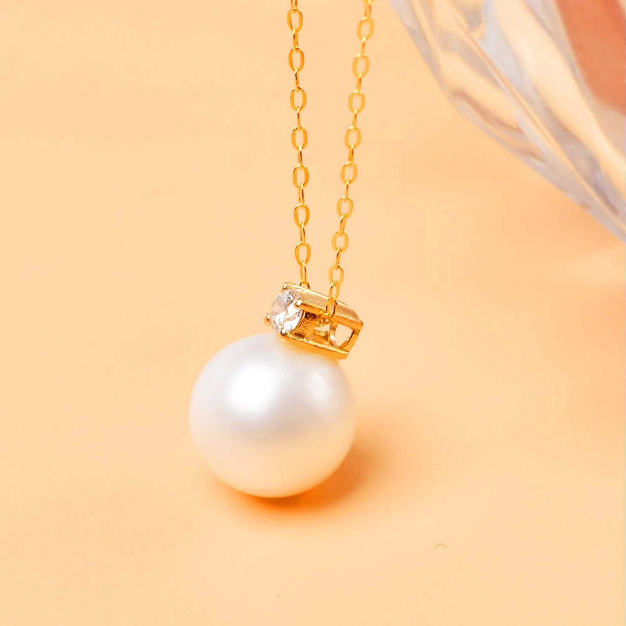 NYMPH Pure 18K Gold Pendant Natural freshwter Pearl 8-8.5mm Au750 Jewelry Fine Women wedding Gift
NYMPH Pure 18K Gold Pendant Natural freshwter Pearl 8-8.5mm Au750 Jewelry Fine Women wedding Gift