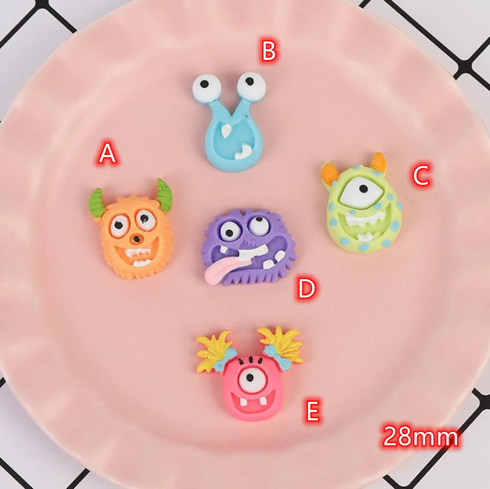 10Pcs Resin Monster Flatbacks Cabochons Embellishments cute Cartoon Cabochon Button Accessories DIY Scrapbook Crafts Cardmaking
10Pcs Resin Monster Flatbacks Cabochons Embellishments cute Cartoon Cabochon Button Accessories DIY Scrapbook Crafts Cardmaking