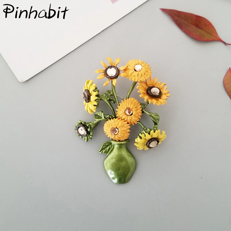 Sunflowers Brooches Yellow Rhinestone Plant Corsage Custom Brooches For Coat Clothes Sweater Badge Jewelry Gift For Kids Friends
Sunflowers Brooches Yellow Rhinestone Plant Corsage Custom Brooches For Coat Clothes Sweater Badge Jewelry Gift For Kids Friends