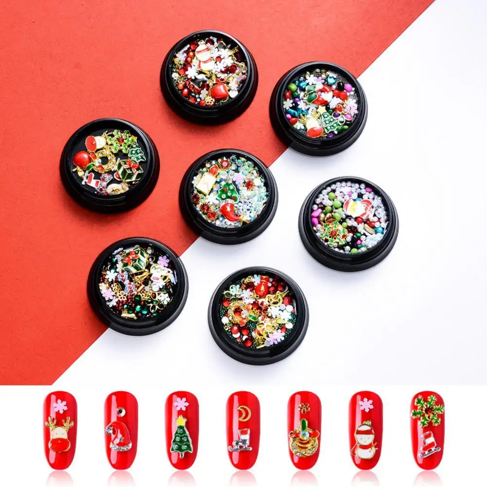 Mixed Nail Christmas Flake Fabulous 3D Effects Colors Christmas Series Nail Art Decoration for Manicure
Mixed Nail Christmas Flake Fabulous 3D Effects Colors Christmas Series Nail Art Decoration for Manicure