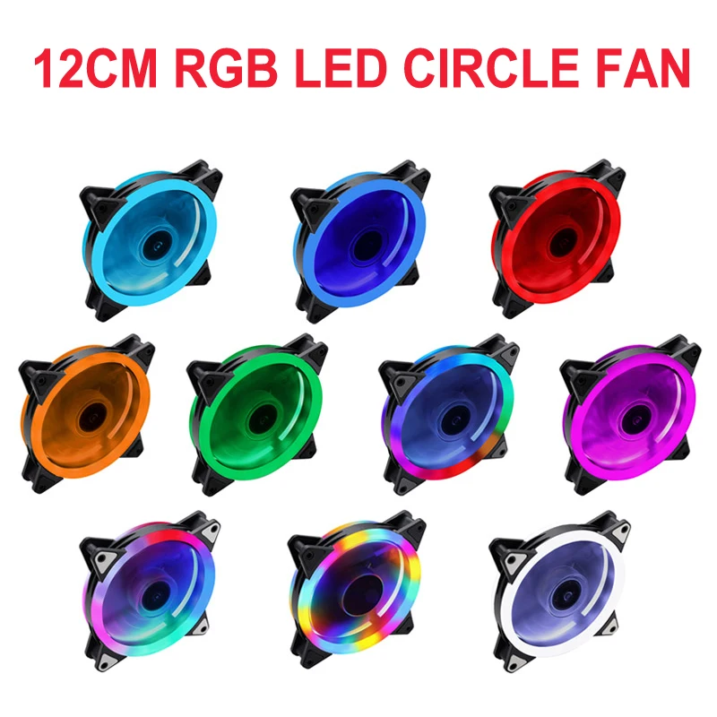 12CM Computer Silent Led Air Cooling Fan 120mm 4Pin To 3pin RGB Case PC CPU Radiator 12V FAN
12CM Computer Silent Led Air Cooling Fan 120mm 4Pin To 3pin RGB Case PC CPU Radiator 12V FAN