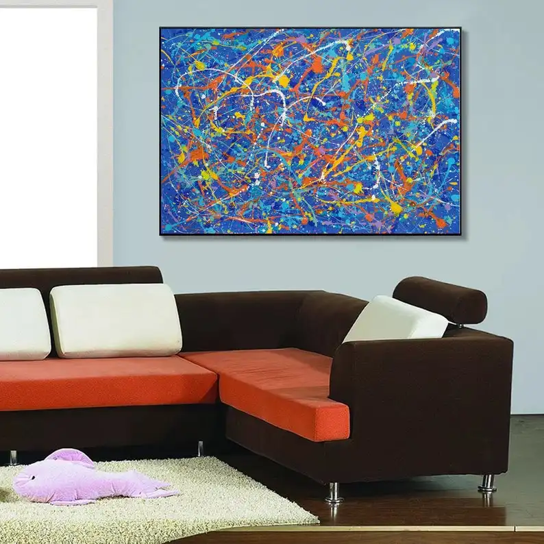 

Large Abstract Painting For Large Living Room Entrance Decorative Painting Vertical Version Paintings Abstract Inspired Painting