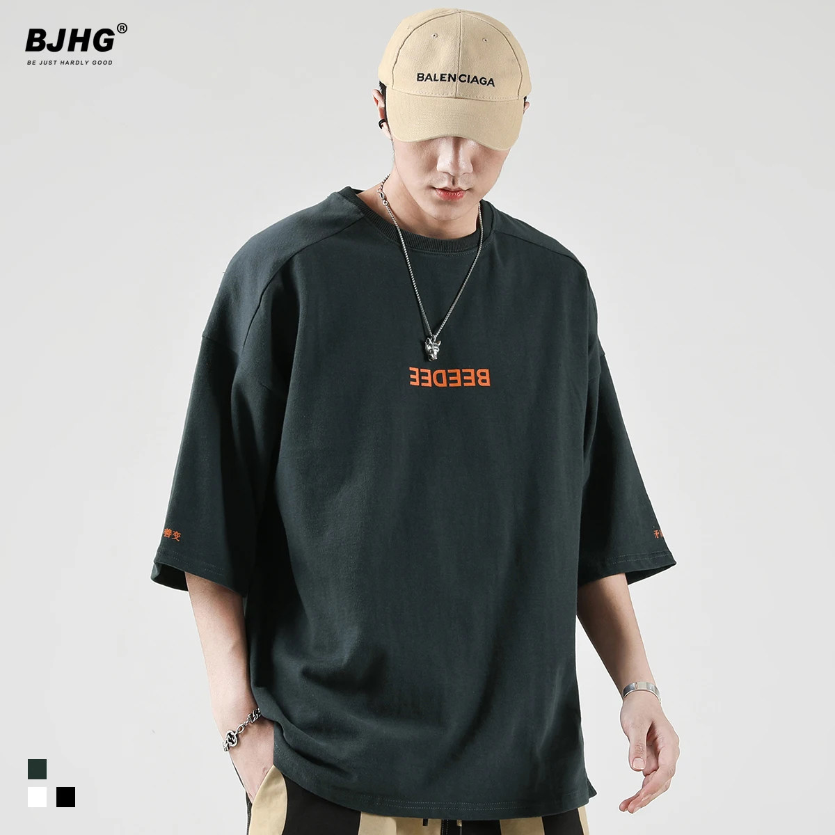 Loose T Shirt Harajuku Korean Style Printed T Shirt Men Summer Casual Cotton Streetwear Tops Tee Shirt Homme T-Shirts BG50TS
Loose T Shirt Harajuku Korean Style Printed T Shirt Men Summer Casual Cotton Streetwear Tops Tee Shirt Homme T-Shirts BG50TS