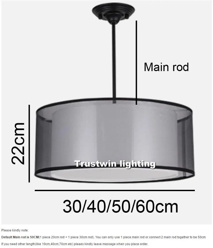 Modern Simple Droplight Chandelier Light Lamp Fabric Hanging Lamp Light Dinning Living Bed Room Bedroom Fabric Round Drum Cloth
Modern Simple Droplight Chandelier Light Lamp Fabric Hanging Lamp Light Dinning Living Bed Room Bedroom Fabric Round Drum Cloth