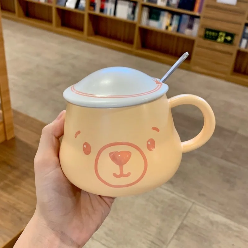 Net Red Cute Pet Cup High-value Ceramic Cup Personality Mug with Lid Spoon Female Students Stay Cute and Cute Drinking Cup
Net Red Cute Pet Cup High-value Ceramic Cup Personality Mug with Lid Spoon Female Students Stay Cute and Cute Drinking Cup