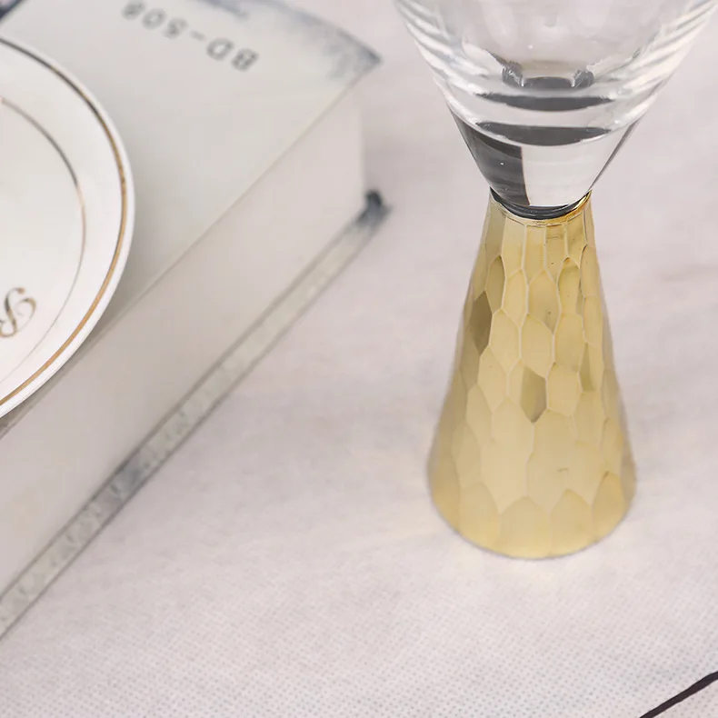 Креативный золотистый бокал для коктейлей шампанского Свадебный клубный