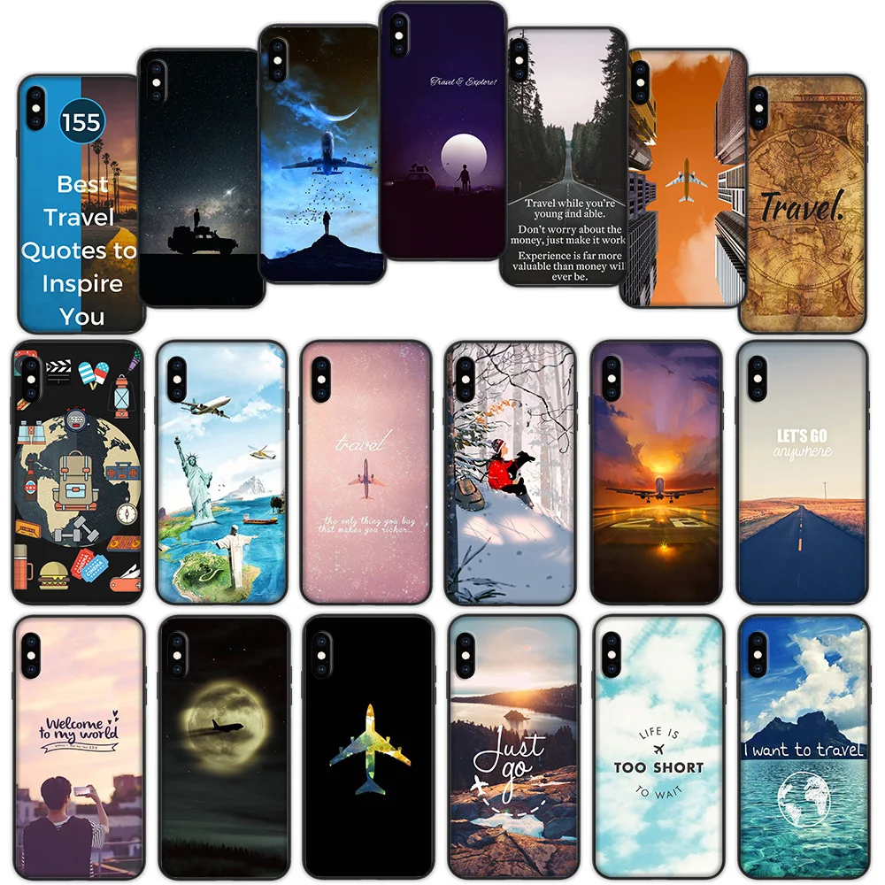Мягкий чехол для iPhone 7 8 6 6S 5 5S SE Plus с надписью Take Me Away|Бамперы| |