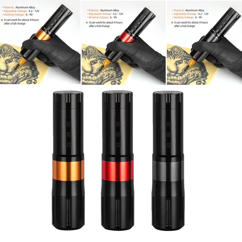Rotary Tattoo Pen Cartridge Machine Tattoo Supply for Beginners Tattoo Artists Tattoo Pen Machine Wireless
Rotary Tattoo Pen Cartridge Machine Tattoo Supply for Beginners Tattoo Artists Tattoo Pen Machine Wireless