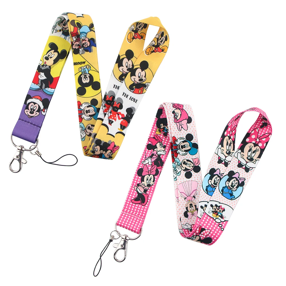 LB1526 Disney Mickey Mouse Lanyard Key Neck Strap Mobile Phone Decoration Key Chain Jewelry Gifts for Friends
LB1526 Disney Mickey Mouse Lanyard Key Neck Strap Mobile Phone Decoration Key Chain Jewelry Gifts for Friends