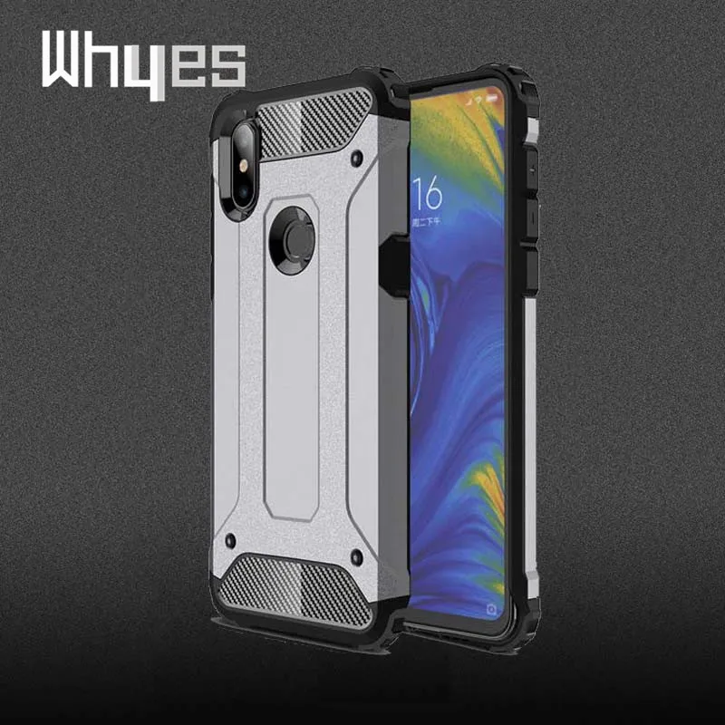 Бронированный чехол whyes для Xiaomi Mi Mix 3 2S мягкий из ТПУ + жесткий Ударопрочный