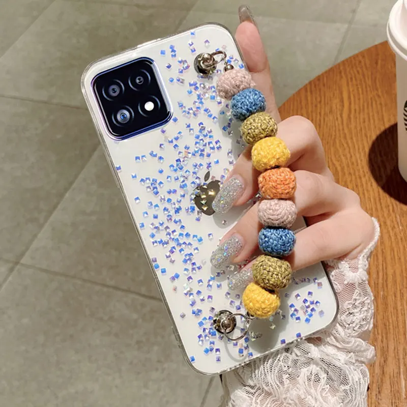 Glitter Bling Sequin Case For OPPO A5 2020 R17 A9 2020 A52 A72 A93 Reno 6 5 3 Pro Transparent Cute Plush Wrist Bracelet Cover
Glitter Bling Sequin Case For OPPO A5 2020 R17 A9 2020 A52 A72 A93 Reno 6 5 3 Pro Transparent Cute Plush Wrist Bracelet Cover