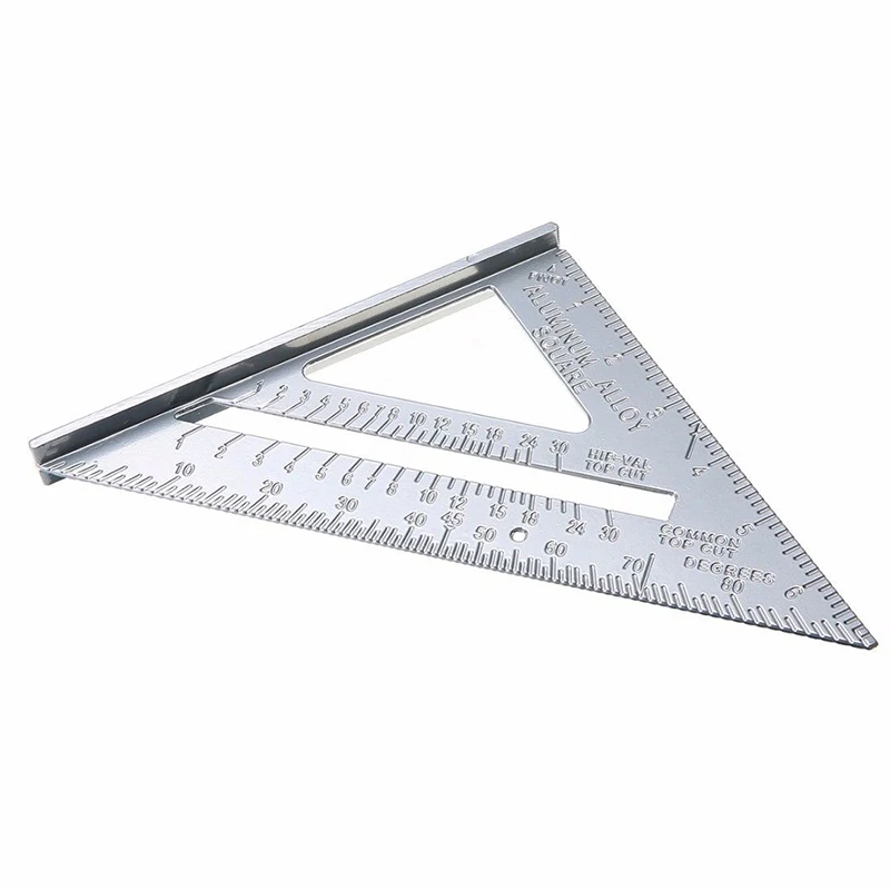 7Inch AluminumAlloy 90 Degree Triangle Square Ruler For Woodworker Carpenter Woodworking Protractor Angle Ruler Measurement Tool
7Inch AluminumAlloy 90 Degree Triangle Square Ruler For Woodworker Carpenter Woodworking Protractor Angle Ruler Measurement Tool