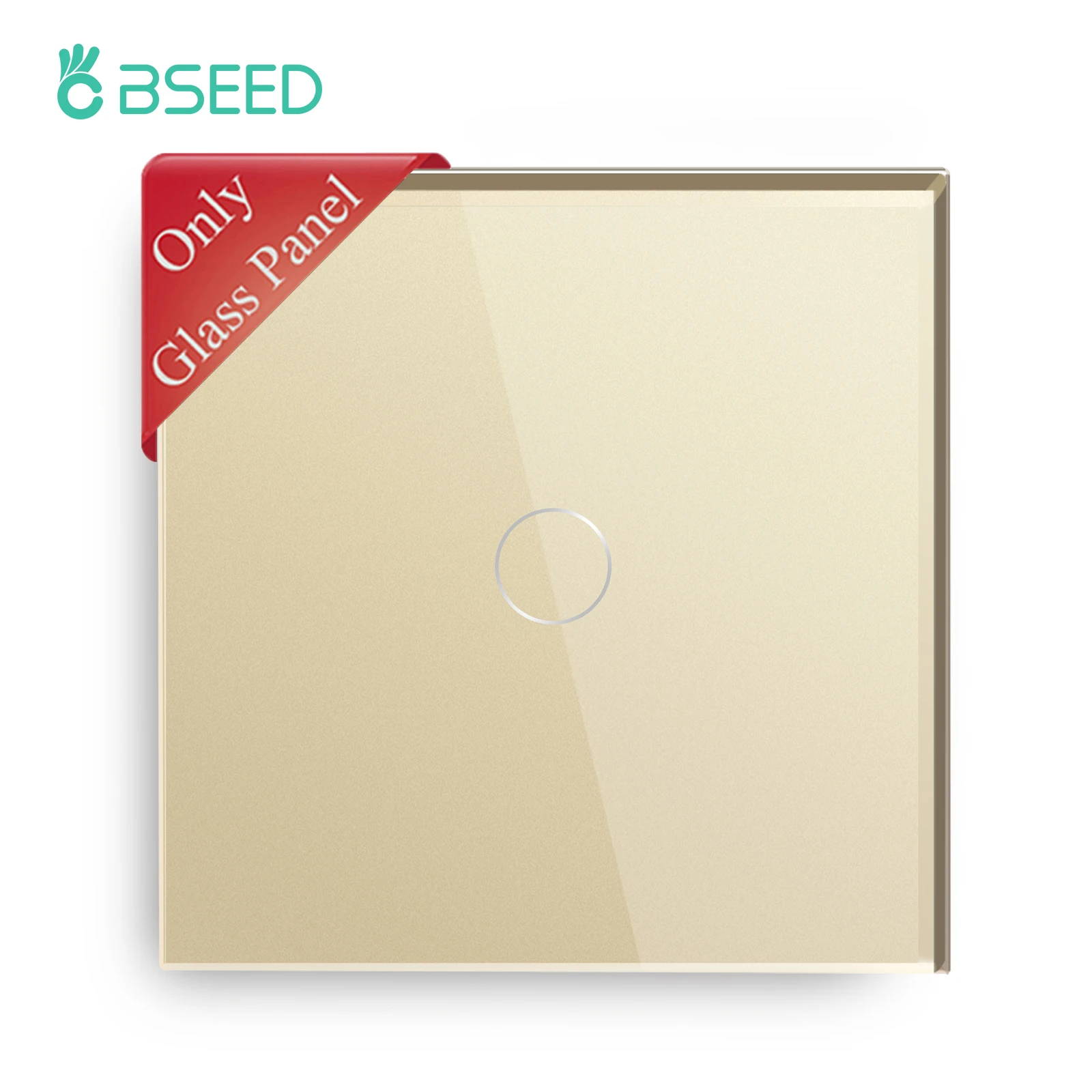 BSEED Crystal Glass UK EU Standard 86 mm 1 Gang 2 Gang 3 Gang Glass Panel Gold Golden Glass Panel Only
BSEED Crystal Glass UK EU Standard 86 mm 1 Gang 2 Gang 3 Gang Glass Panel Gold Golden Glass Panel Only
