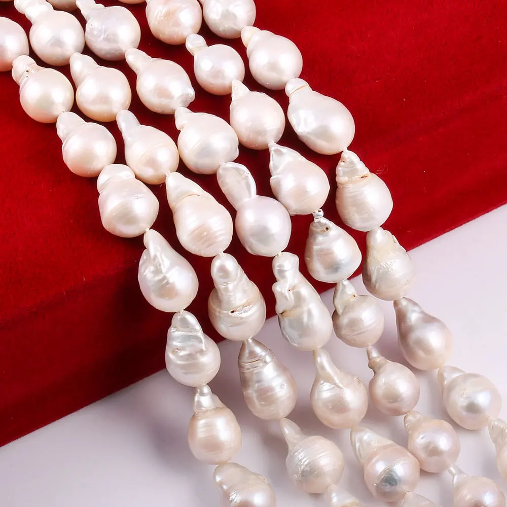 Natural Baroque Pearl Water Drop Beads White Pearl Beads for DIY Jewelry Making Necklace Bracelet Earings Size 15x20mm
Natural Baroque Pearl Water Drop Beads White Pearl Beads for DIY Jewelry Making Necklace Bracelet Earings Size 15x20mm