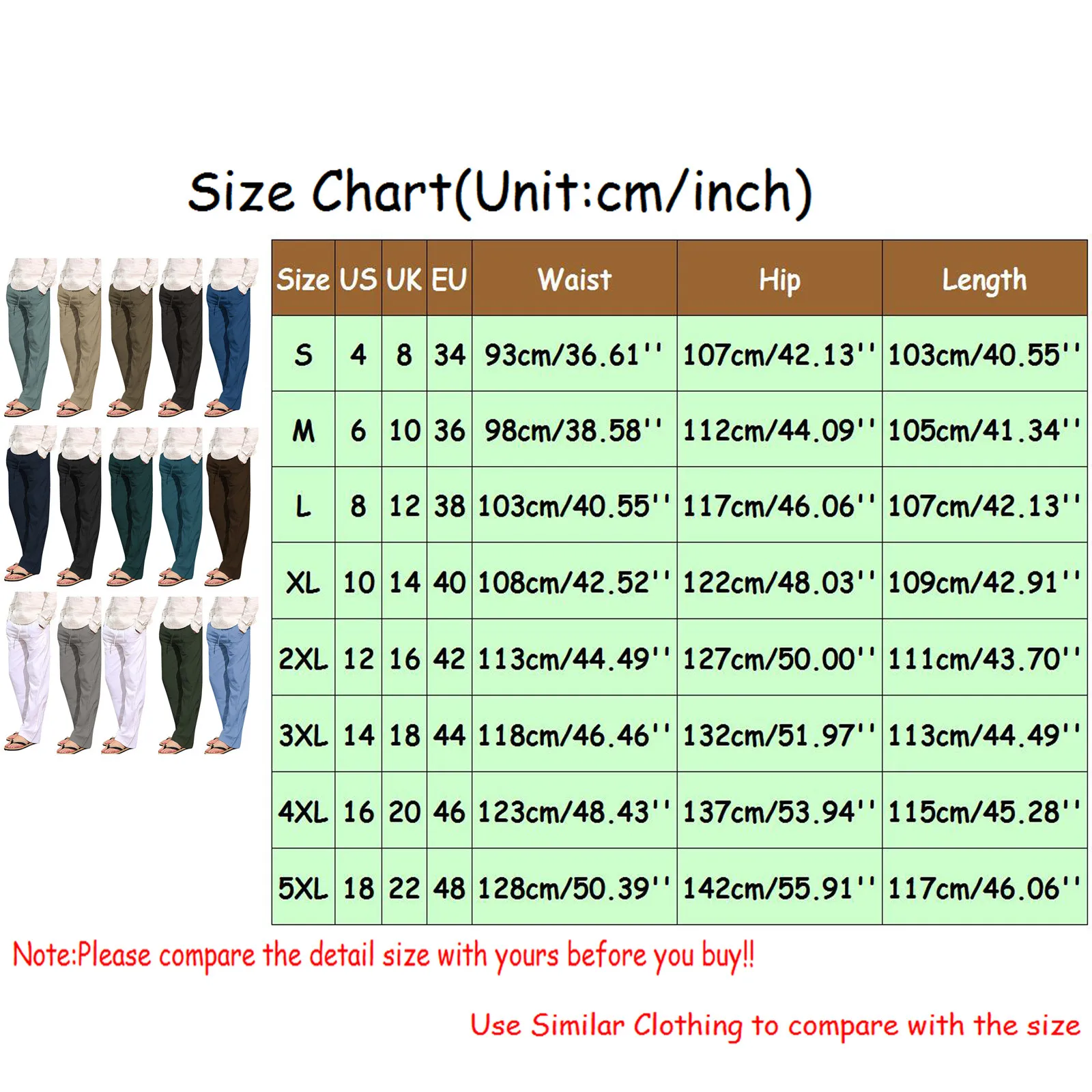 Men Fashion Cotton Linen Plus Size Casual Pants Elastic Waist Pockets Long Pants Solid Summer 2021 Leisure Straight Pant Male
Men Fashion Cotton Linen Plus Size Casual Pants Elastic Waist Pockets Long Pants Solid Summer 2021 Leisure Straight Pant Male