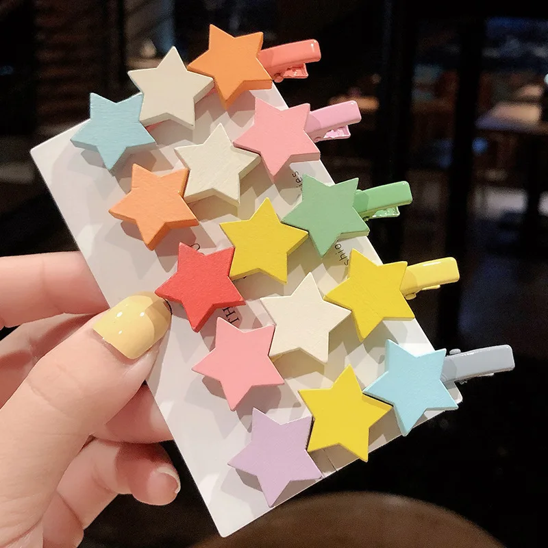 1 PCS New Fashion Pentagram Love Hairpin Simple Curved Clip Girl Clip Headband Ornament Sweet Hairpin Barrette Hair Accessories
1 PCS New Fashion Pentagram Love Hairpin Simple Curved Clip Girl Clip Headband Ornament Sweet Hairpin Barrette Hair Accessories