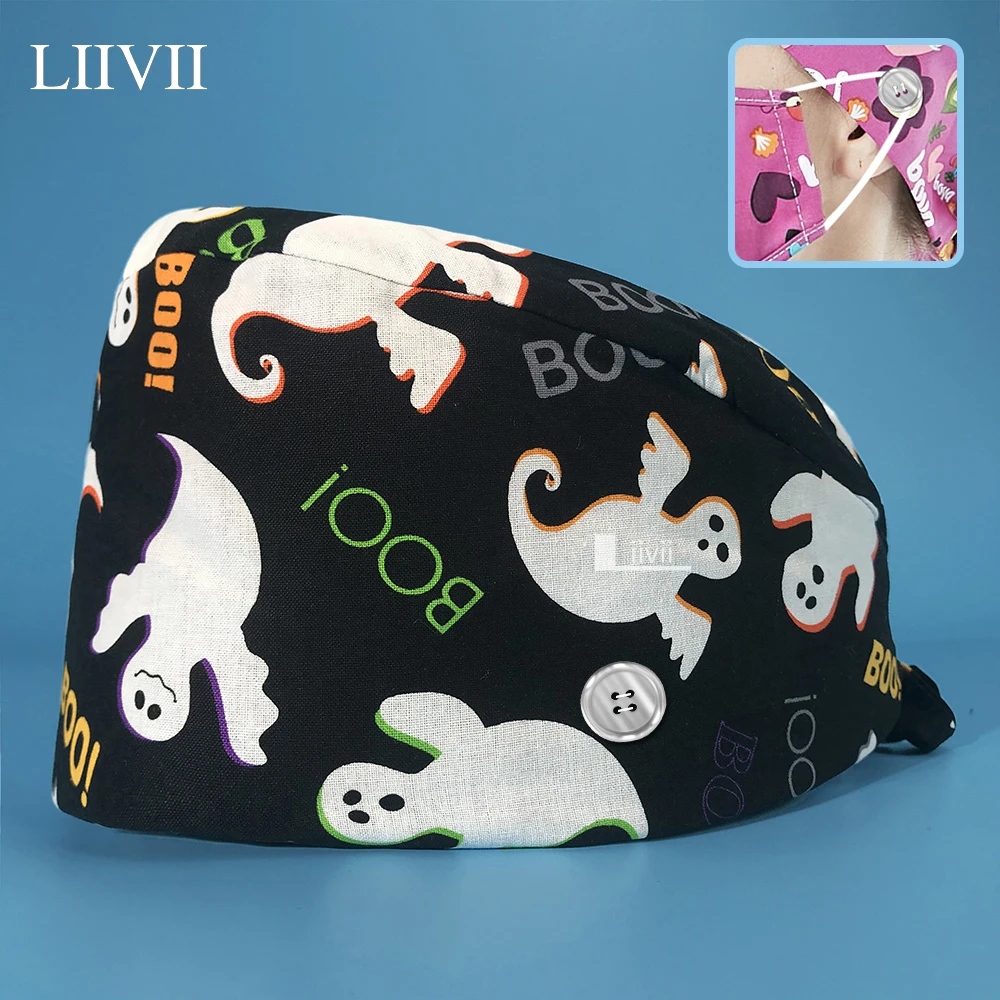 Women and Men Printing Medical Cap Surgical Work Cap Nurse Accessories Dentist Scrubs Caps with Button Pet Grooming Working Hat
Women and Men Printing Medical Cap Surgical Work Cap Nurse Accessories Dentist Scrubs Caps with Button Pet Grooming Working Hat